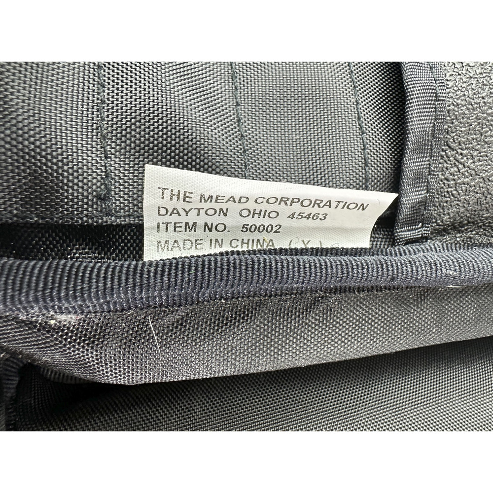 *Flawed Vintage Apple Computer x Mead Backpack Bag Rainbow Logo Collector Rare - Picture 6 of 16